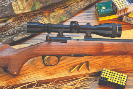 Introduced more than a half century ago, the Browning T-Bolt rifle has gone through various changes and models, with four guns now highlighted in the current lineup. This is the T-Bolt Target rifle chambered in the .22 Winchester Magnum Rimfire.